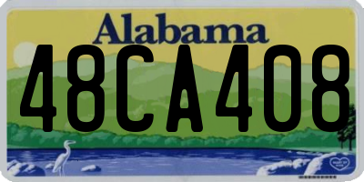 AL license plate 48CA408