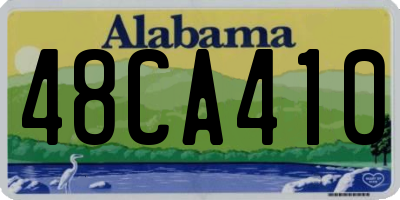 AL license plate 48CA410