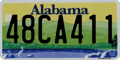 AL license plate 48CA411