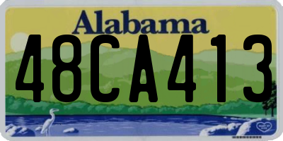 AL license plate 48CA413