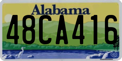 AL license plate 48CA416