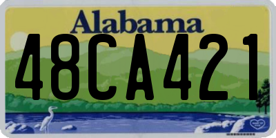 AL license plate 48CA421