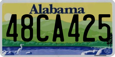 AL license plate 48CA425