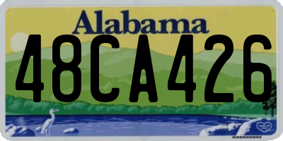 AL license plate 48CA426