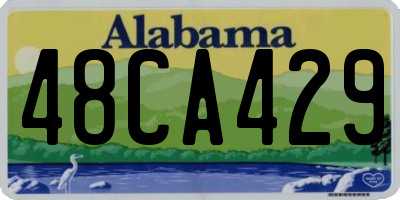 AL license plate 48CA429