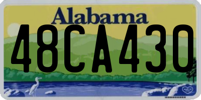 AL license plate 48CA430
