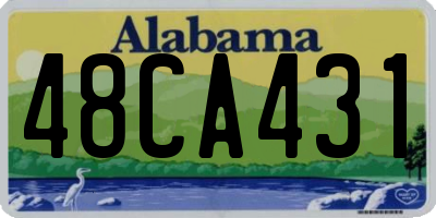 AL license plate 48CA431