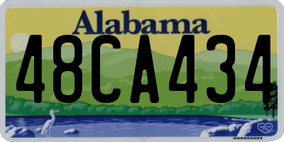 AL license plate 48CA434
