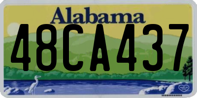 AL license plate 48CA437