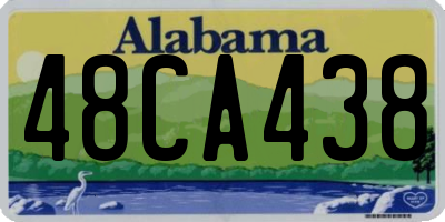 AL license plate 48CA438