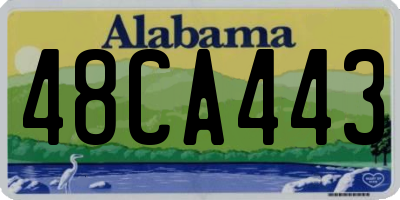 AL license plate 48CA443