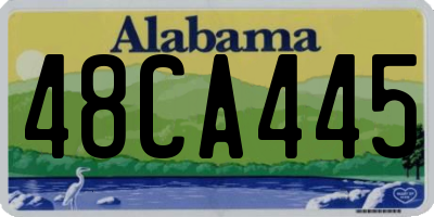AL license plate 48CA445