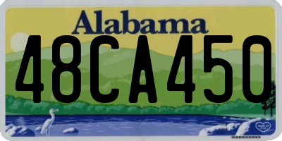 AL license plate 48CA450