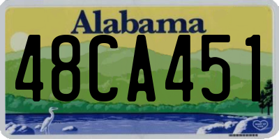 AL license plate 48CA451
