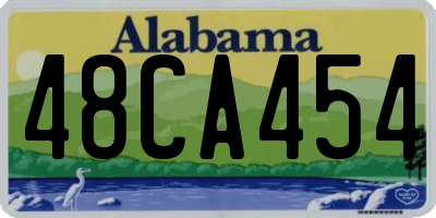 AL license plate 48CA454