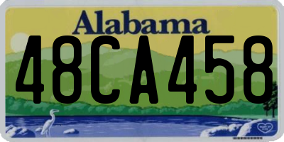 AL license plate 48CA458