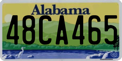 AL license plate 48CA465