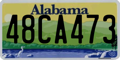 AL license plate 48CA473