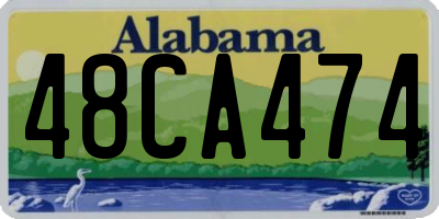 AL license plate 48CA474