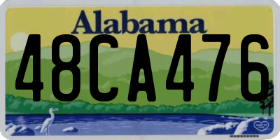 AL license plate 48CA476