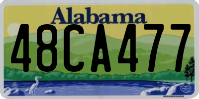 AL license plate 48CA477