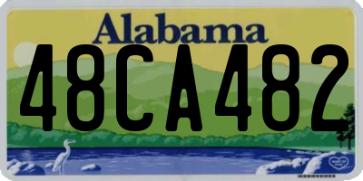AL license plate 48CA482