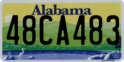 AL license plate 48CA483