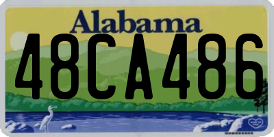 AL license plate 48CA486