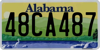 AL license plate 48CA487