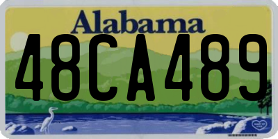 AL license plate 48CA489