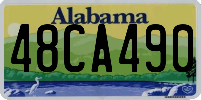 AL license plate 48CA490
