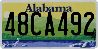 AL license plate 48CA492