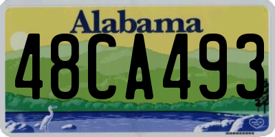 AL license plate 48CA493