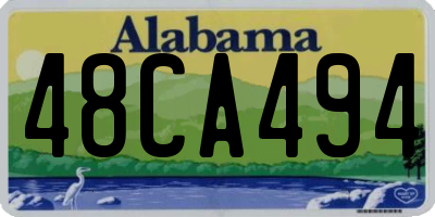 AL license plate 48CA494
