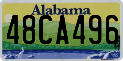 AL license plate 48CA496