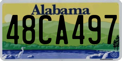 AL license plate 48CA497