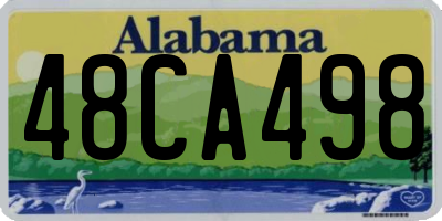 AL license plate 48CA498