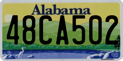 AL license plate 48CA502