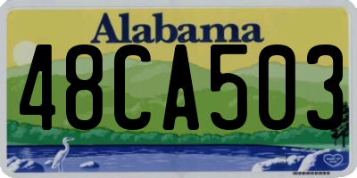 AL license plate 48CA503