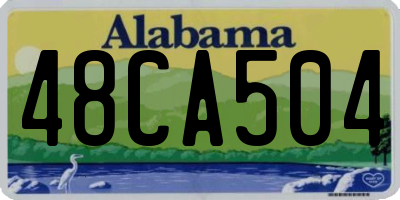 AL license plate 48CA504