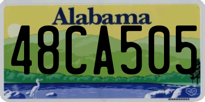 AL license plate 48CA505