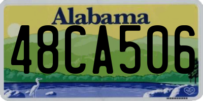 AL license plate 48CA506