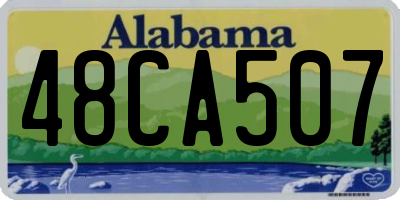 AL license plate 48CA507