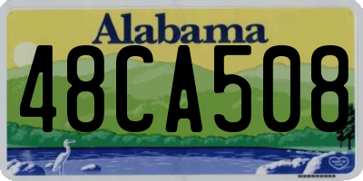 AL license plate 48CA508
