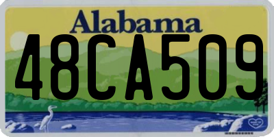 AL license plate 48CA509