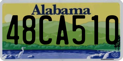 AL license plate 48CA510