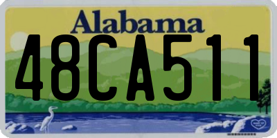 AL license plate 48CA511