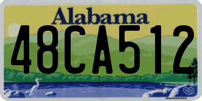 AL license plate 48CA512