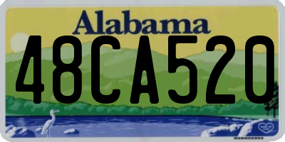AL license plate 48CA520