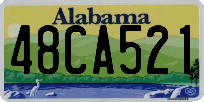AL license plate 48CA521